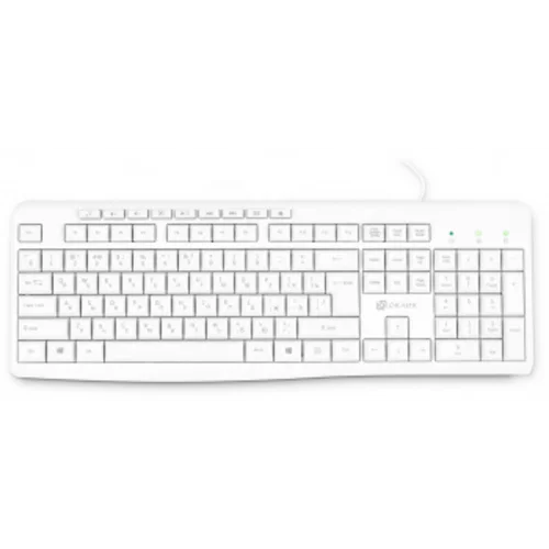 Клавиатура Оклик 305M белый USB Multimedia (1875227)