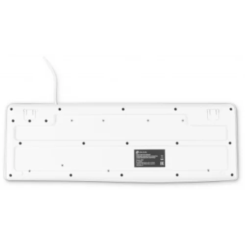 Клавиатура Оклик 305M белый USB Multimedia (1875227)