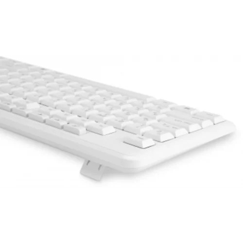 Клавиатура Оклик 305M белый USB Multimedia (1875227)