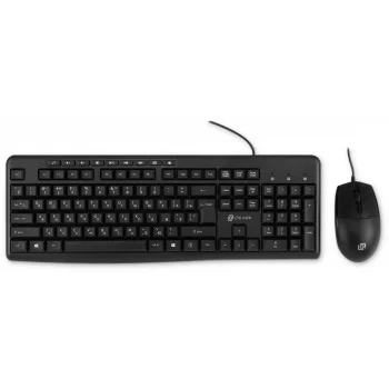 Клавиатура + мышь Оклик S650 клав:черный мышь:черный USB Multimedia (1875246)