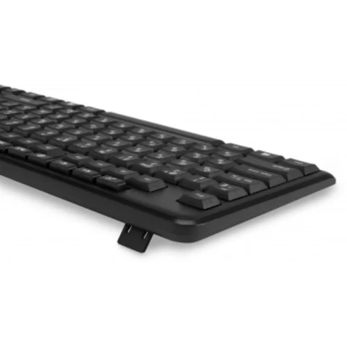 Клавиатура + мышь Оклик S650 клав:черный мышь:черный USB Multimedia (1875246)