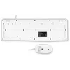 Клавиатура + мышь Оклик S650 клав:белый мышь:белый USB Multimedia (1875257)