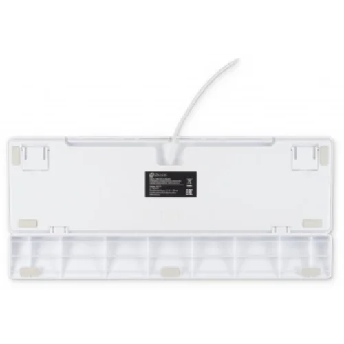 Клавиатура Оклик K951X механическая белый USB Multimedia for gamer LED (подставка для запястий) (190