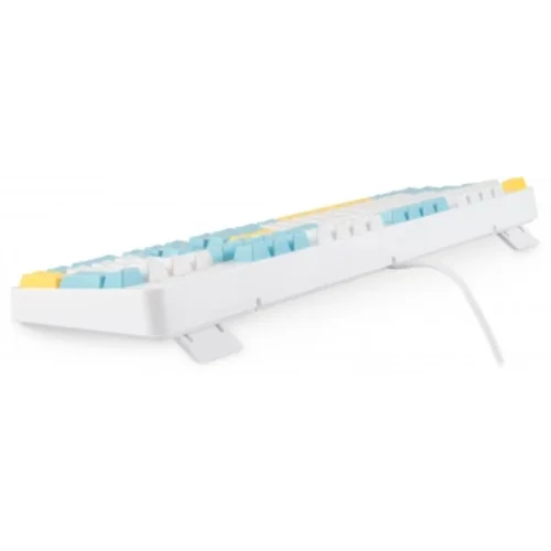 Клавиатура Оклик K951X механическая белый USB Multimedia for gamer LED (подставка для запястий) (190