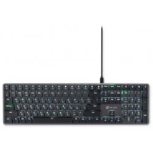 Клавиатура Оклик K953X механическая черный/серый USB Multimedia LED (1901086)