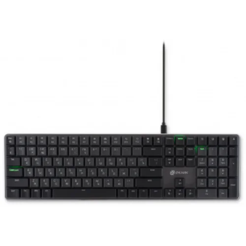 Клавиатура Оклик K953X механическая черный/серый USB Multimedia LED (1901086)