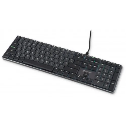 Клавиатура Оклик K953X механическая черный/серый USB Multimedia LED (1901086)