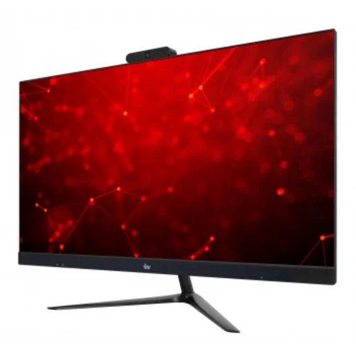 Моноблок IRU Агат 313 23.8" Full HD i3 10100 (3.6) 8Gb SSD512Gb UHDG 630 Free DOS GbitEth WiFi BT 120W клавиатура мышь Cam черный 1920x1080