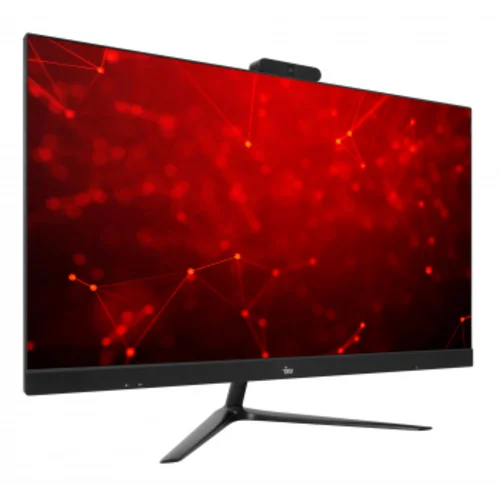 Моноблок IRU Агат 313 23.8" Full HD i3 10100 (3.6) 8Gb SSD512Gb UHDG 630 Free DOS GbitEth WiFi BT 120W клавиатура мышь Cam черный 1920x1080