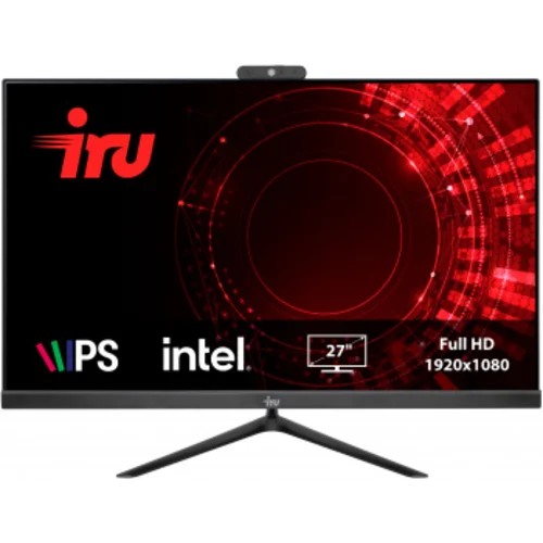 Моноблок IRU Office 27IH5 27" Full HD i5 11400 (2.6) 8Gb SSD240Gb UHDG 730 Free DOS GbitEth WiFi BT 120W Cam черный 1920x1080