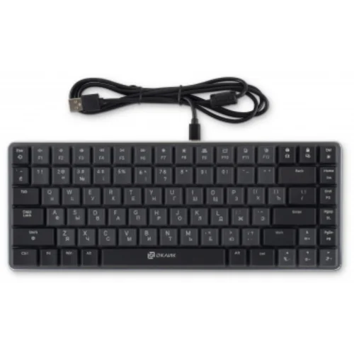 Клавиатура Оклик K615X механическая черный/серебристый USB Multimedia LED (1934413)