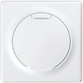 Розетка 1-м СП Florence 16А IP20 с заземл. винтов. контакты с крышкой механизм бел. (1E10501300) One