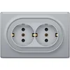 Розетка 2-м СП Florence 16А IP20 с заземл. винт. клеммы сер. 1E10401302 OneKeyElectro 2172836