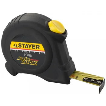 Рулетка STAYER 5м / 19мм, с автостопом