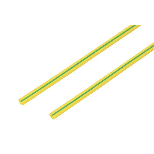 Трубка термоусадочная 6.0/3.0 1м желт./зел. Rexant 20-6007