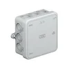 Коробка распределительная 85х85х40мм IP55 A11 12 кабельн. вводов свет. сер. OBO 2000342