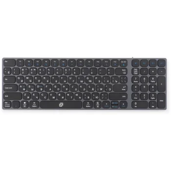 Клавиатура Оклик K767W серый/черный USB беспроводная BT/Radio slim Multimedia (2002135)