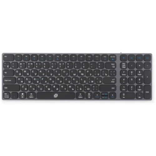 Клавиатура Оклик K767W серый/черный USB беспроводная BT/Radio slim Multimedia (2002135)