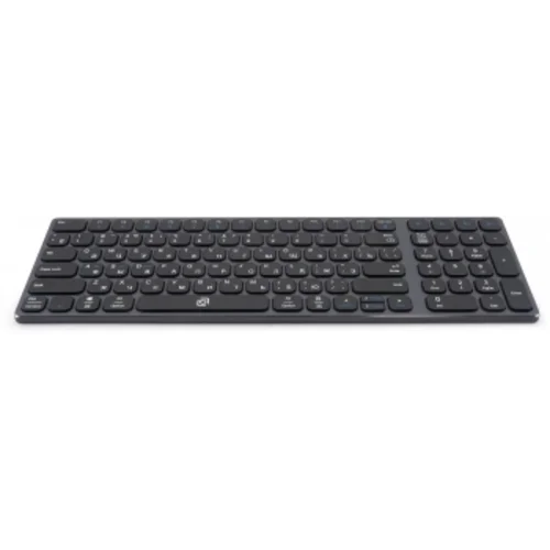 Клавиатура Оклик K767W серый/черный USB беспроводная BT/Radio slim Multimedia (2002135)