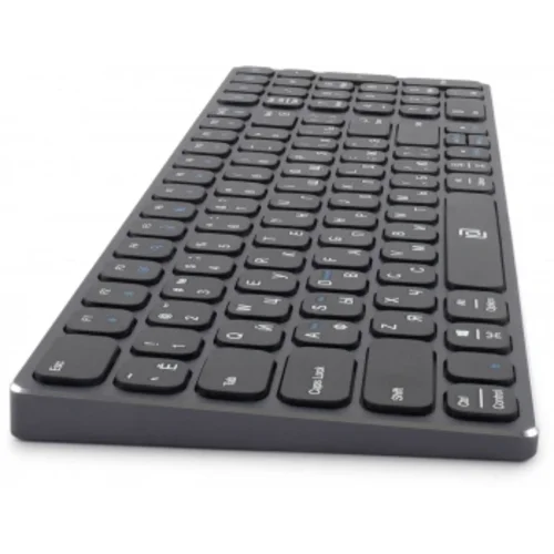 Клавиатура Оклик K767W серый/черный USB беспроводная BT/Radio slim Multimedia (2002135)