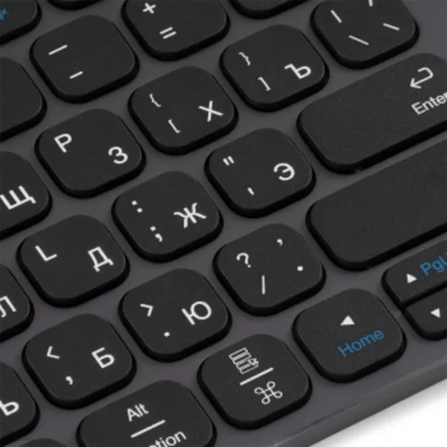 Клавиатура Оклик K767W серый/черный USB беспроводная BT/Radio slim Multimedia (2002135)