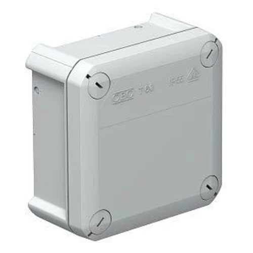 Коробка распределительная 114х114х57мм IP66 T60 OE закрыт. свет. сер. OBO 2007239