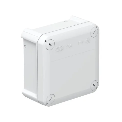 Коробка распределительная 114х114х57мм IP66 T60 OE закрыт. свет. сер. OBO 2007239