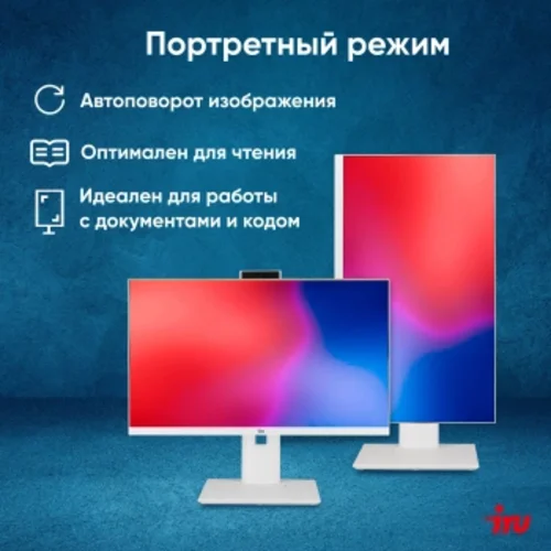 Моноблок IRU Tactio 23.8" Full HD i3 1215U (1.2) 8Gb SSD256Gb UHDG CR Windows 11 Pro GbitEth