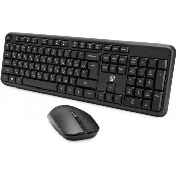 Клавиатура + мышь Оклик S277W клав:черный мышь:черный USB беспроводная Multimedia (2066172)