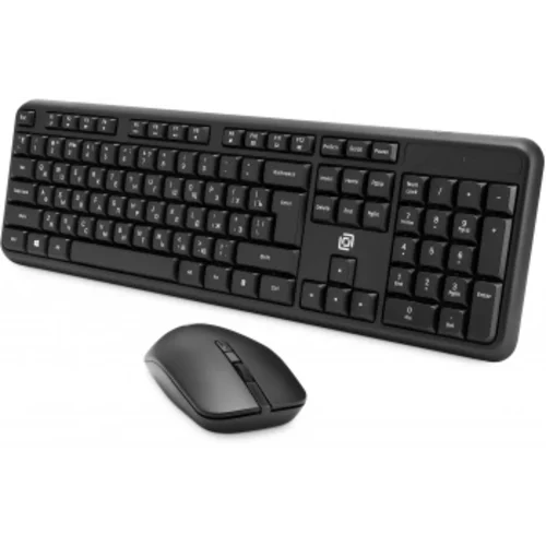 Клавиатура + мышь Оклик S277W клав:черный мышь:черный USB беспроводная Multimedia (2066172)