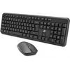 Клавиатура + мышь Оклик S277W клав:серый мышь:серый USB беспроводная Multimedia (2066173)