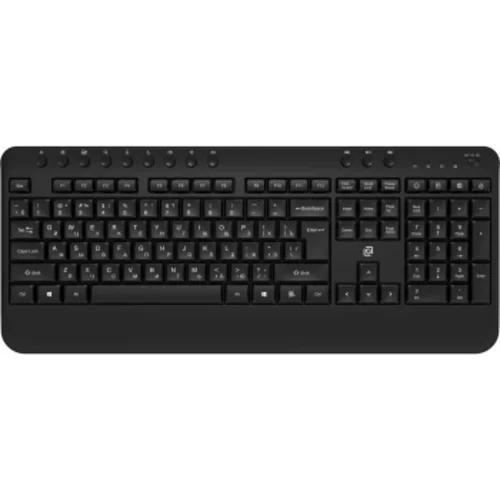 Клавиатура Оклик K257W черный USB беспроводная Multimedia (подставка для запястий) (2070286)