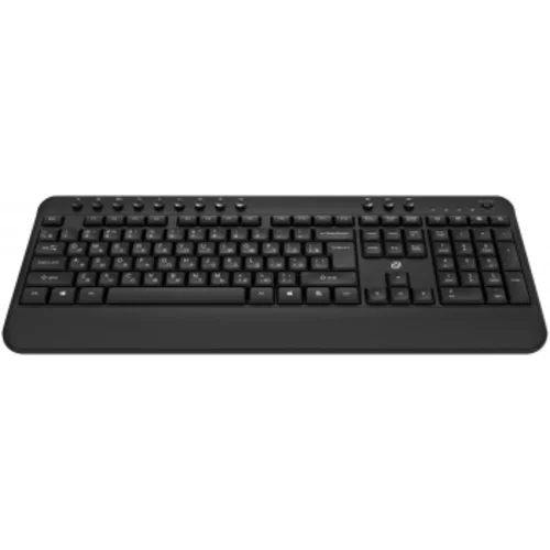 Клавиатура Оклик K257W черный USB беспроводная Multimedia (подставка для запястий) (2070286)