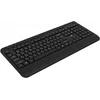 Клавиатура Оклик K257W черный USB беспроводная Multimedia (подставка для запястий) (2070286)