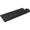 Клавиатура + мышь Оклик S269W клав:черный мышь:черный USB беспроводная slim Multimedia (2070303)