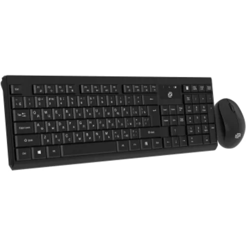 Клавиатура + мышь Оклик S269W клав:черный мышь:черный USB беспроводная slim Multimedia (2070303)