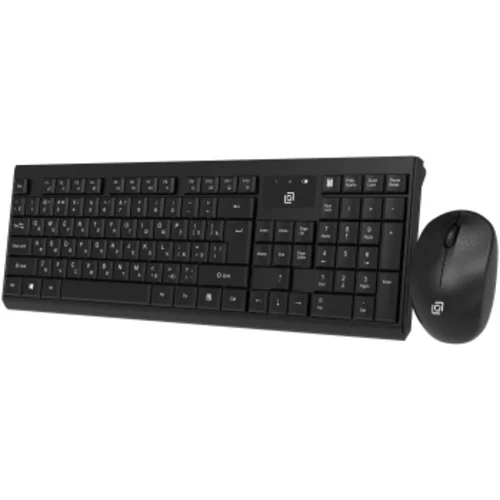 Клавиатура + мышь Оклик S269W клав:черный мышь:черный USB беспроводная slim Multimedia (2070303)