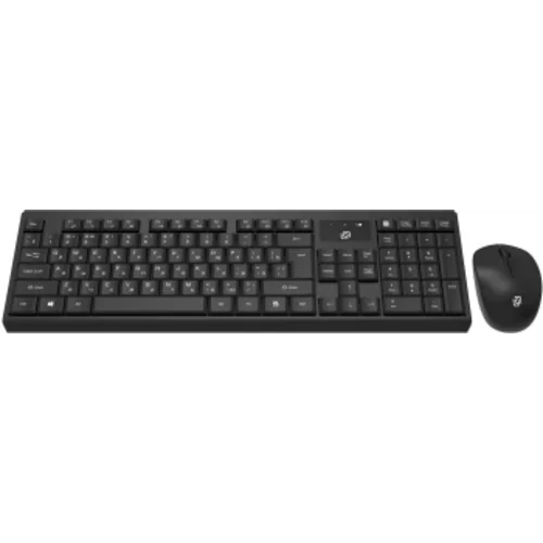 Клавиатура + мышь Оклик S269W клав:черный мышь:черный USB беспроводная slim Multimedia (2070303)