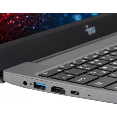 Ноутбук IRU Tactio 14RLH Ryzen 5 7430U 8Gb SSD512Gb AMD Radeon Graphics 14" IPS FHD (1920x1080) Free
