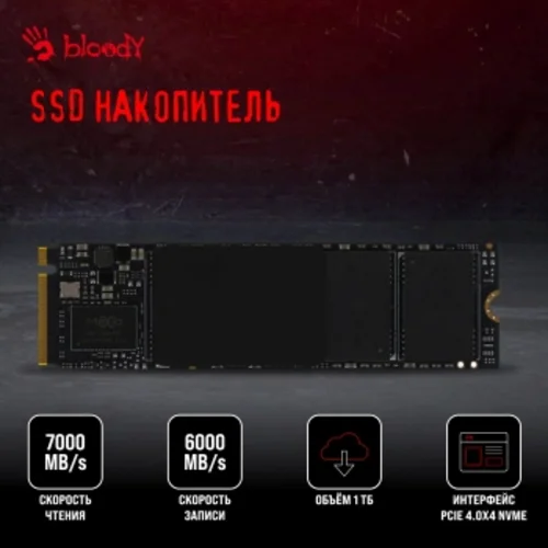 ПК Bloody BD-PC RB65C2 MT Ryzen 5 7500F (3.7) 16Gb SSD1Tb RTX4060 8Gb Windows 11 Home 64 GbitEth 650