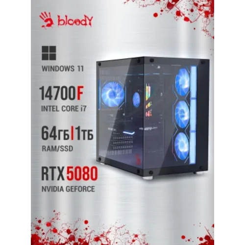ПК Bloody BD-PC CZ79C3 MT i7 14700F (2.1) 64Gb SSD1Tb RTX5080 16Gb Windows 11 Home 64 GbitEth 850W