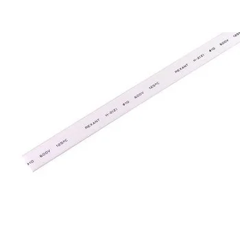 Трубка термоусадочная 10.0/5.0 1м бел. REXANT 21-0001