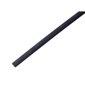 Трубка термоусадочная 12.0/4.0 1м с клеев. подсл. черн. Rexant 21-2008