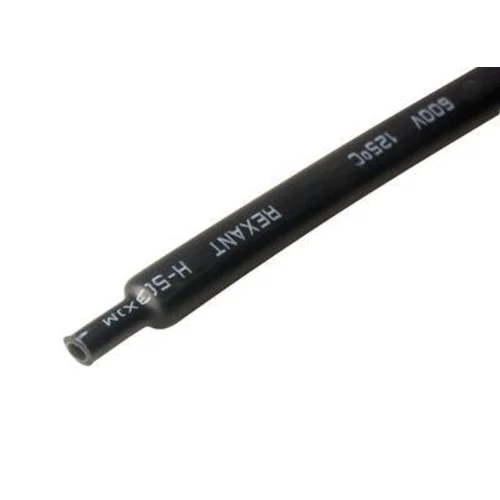 Трубка термоусадочная 12.0/4.0 1м с клеев. подсл. черн. Rexant 21-2008