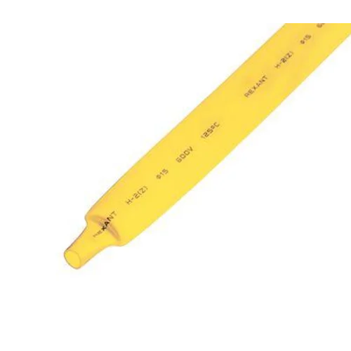 Трубка термоусадочная 15.0/7.5 1м желт. REXANT 21-5002