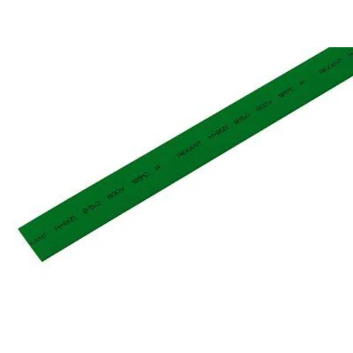 Трубка термоусадочная 15.0/7.5 1м зел. REXANT 21-5003