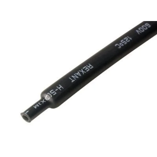 Трубка термоусадочная 18.0/6.0 1м с клеев. подсл. черн. REXANT 21-9008