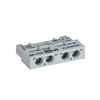 Контакт дополнительный фронтальный 2НО для ВА-431 DEKraft 21268DEK