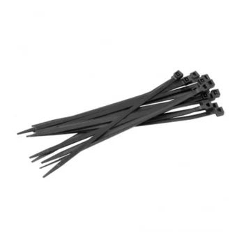 Стяжка нейлоновая неоткрывающаяся, 4,8x350мм (черные), EKF 100шт