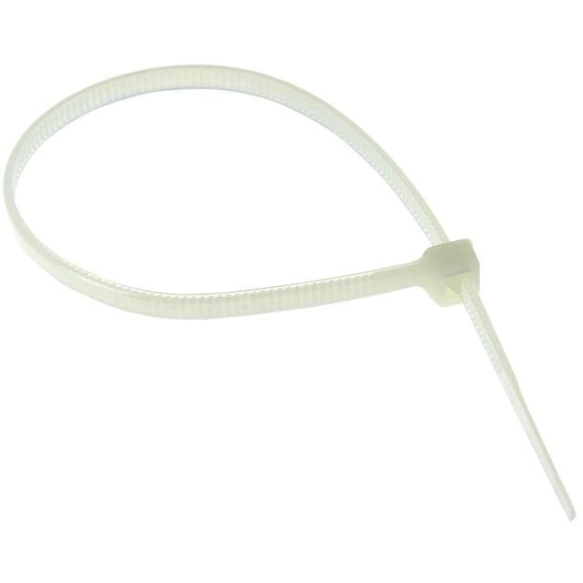 Хомут кабельный 4.8х200 нейл. бел. (уп.100шт) EKF plc-c-4.8x200